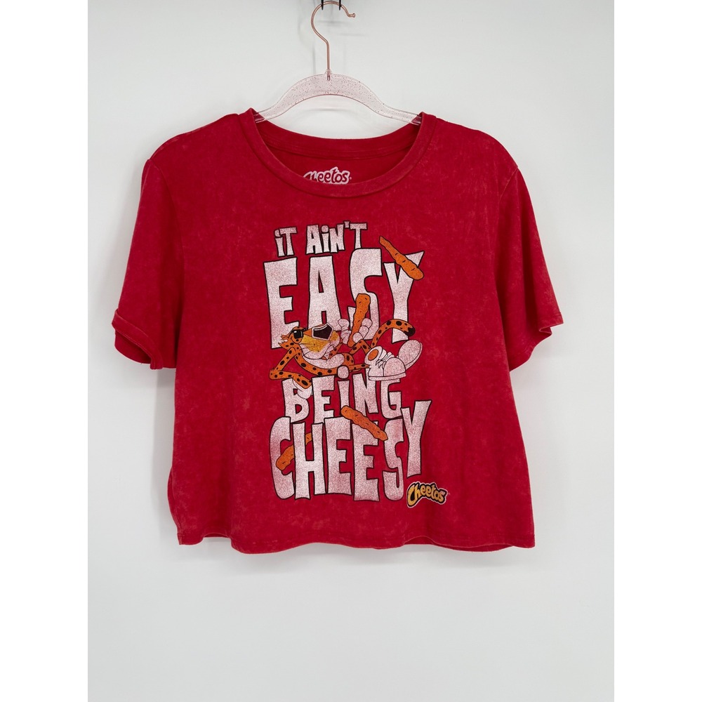 Cheetos Chester Cheetah Red Graphic T-Shirt It Aint Easy Being Cheesy Sz‎ XL